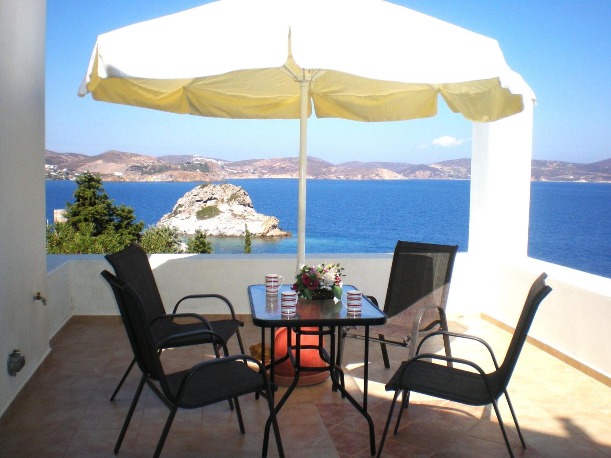 Ferienwohnung Patmos Garden Sea Grikos Bay  Exterior foto