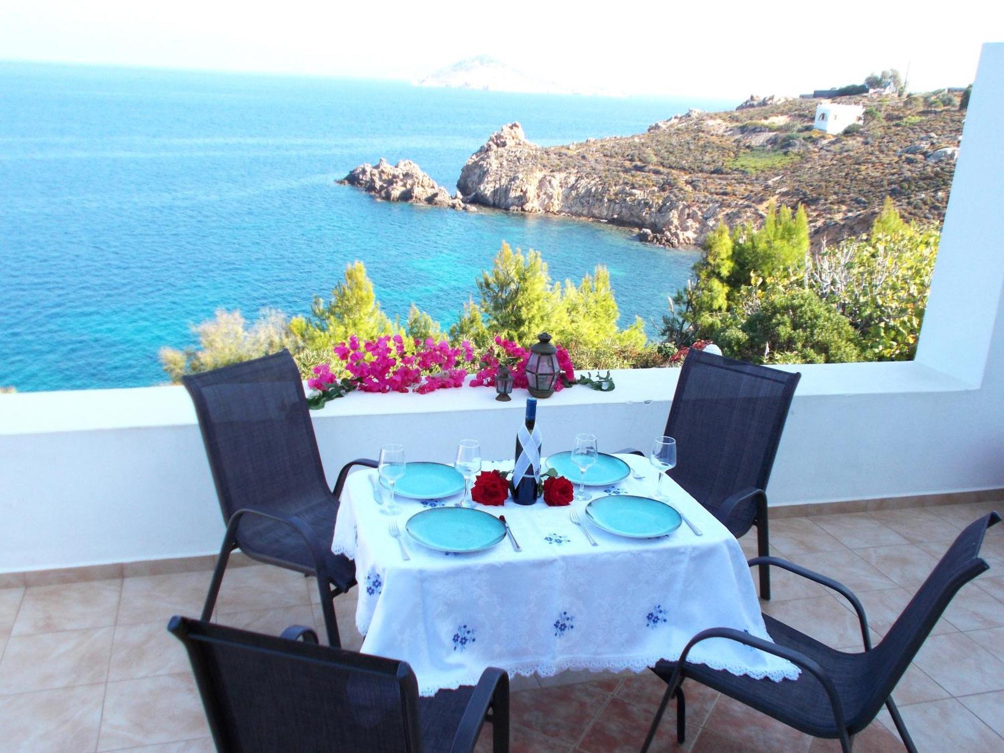 Ferienwohnung Patmos Garden Sea Grikos Bay  Exterior foto
