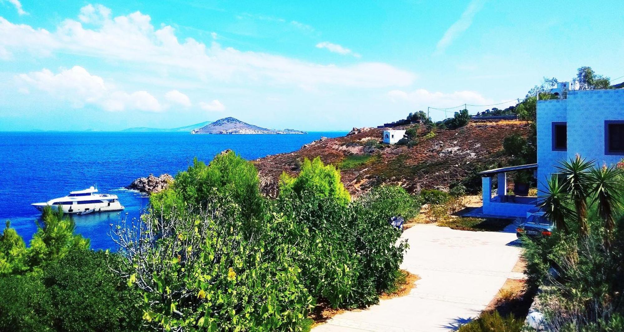 Ferienwohnung Patmos Garden Sea Grikos Bay  Exterior foto