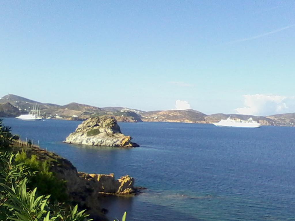 Ferienwohnung Patmos Garden Sea Grikos Bay  Exterior foto